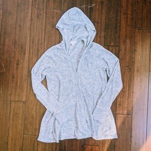 American Eagle Outfitters | Gray Hooded Cardigan